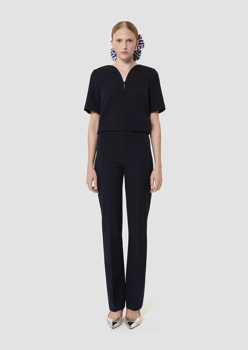 Papillon брюки темно-синего цвета из двойной ткани