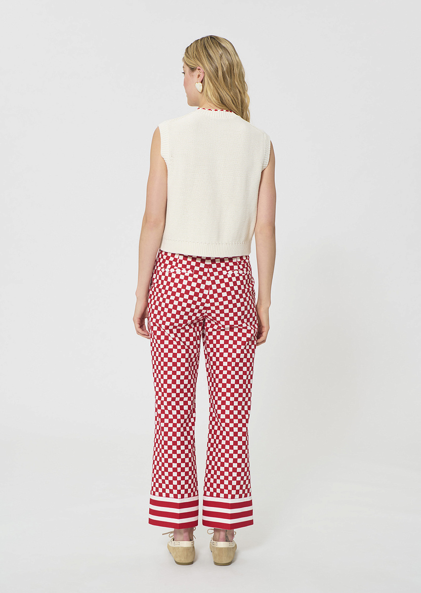 Gill трикотажный жилет из хлопка в цвете экрю Gill трикотажный жилет из хлопка в цвете экрю