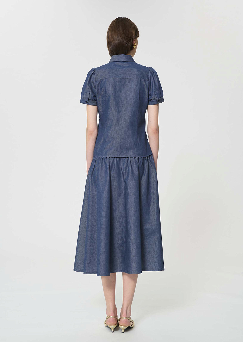 Coly синяя блуза из денима