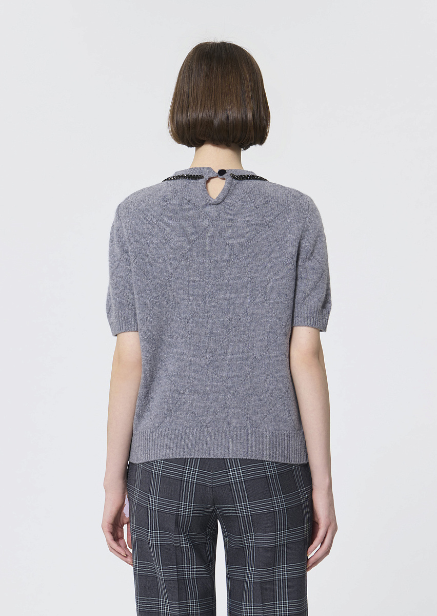 Phileas серый джемпер с эффектом меланж