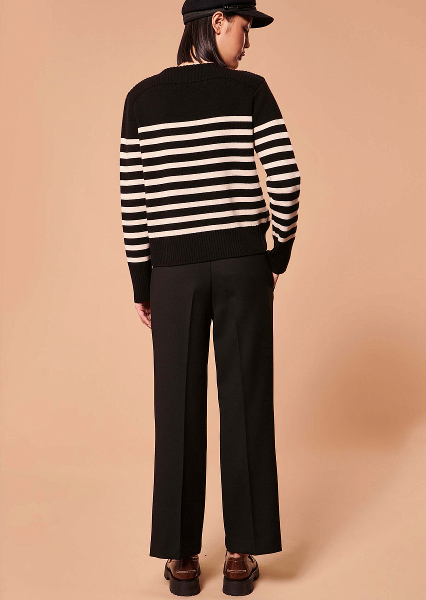 Pampille черные парусиновые брюки Pampille черные парусиновые брюки