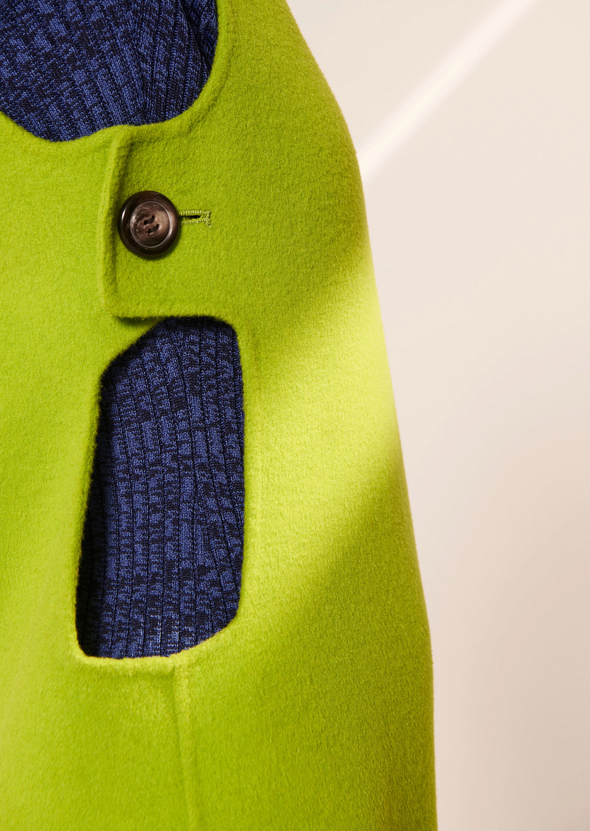 Roma зеленое платье из двусторонней шерсти Roma зеленое платье из двусторонней шерсти