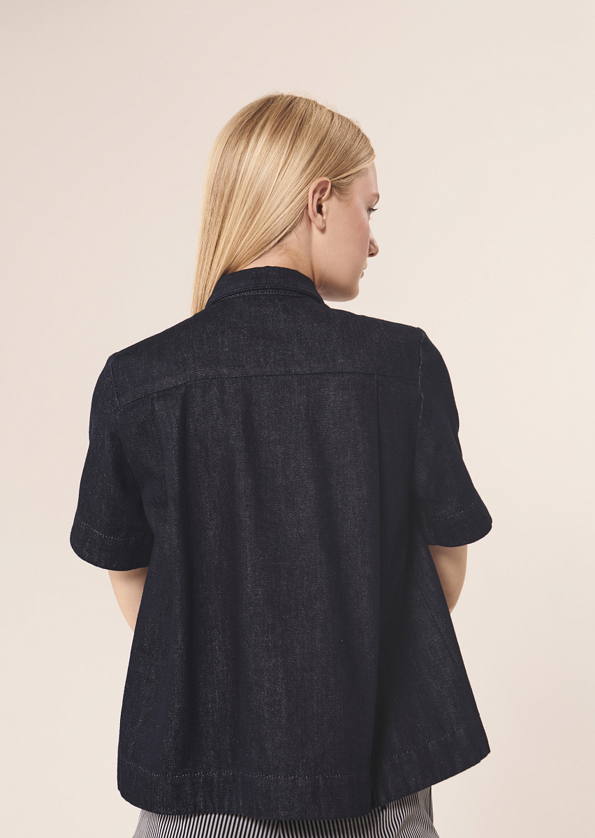 Camilla темно-синяя рубашка из денима