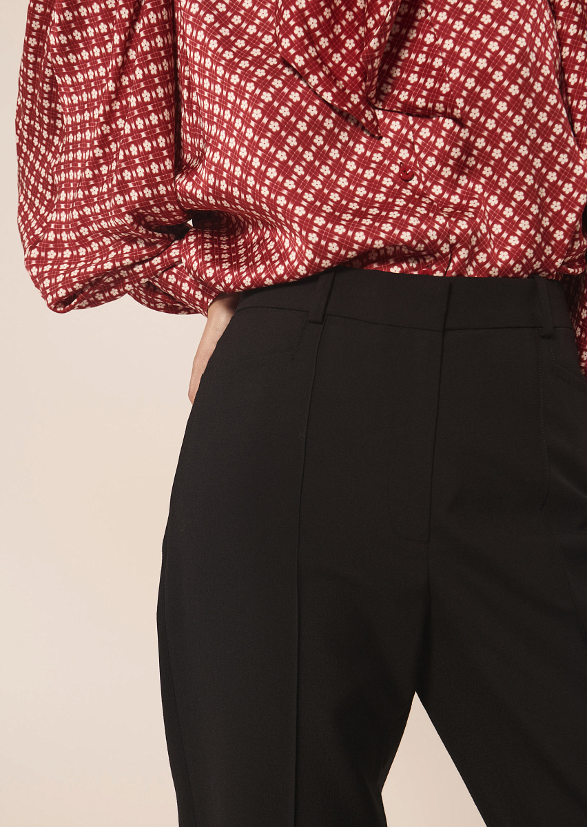 Premier черные брюки из шерсти Premier черные брюки из шерсти