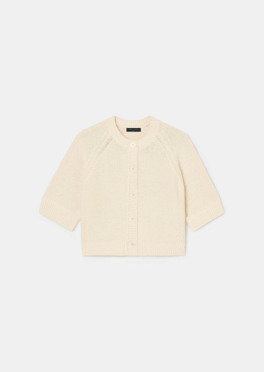 Хлопковый кардиган Gracy цвета экрю Хлопковый кардиган Gracy цвета экрю