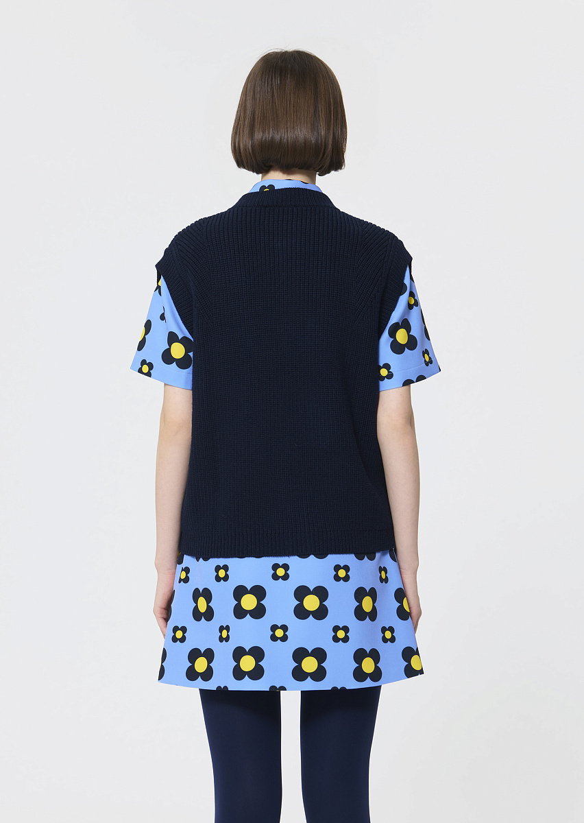 Gibson темно-синий жилет