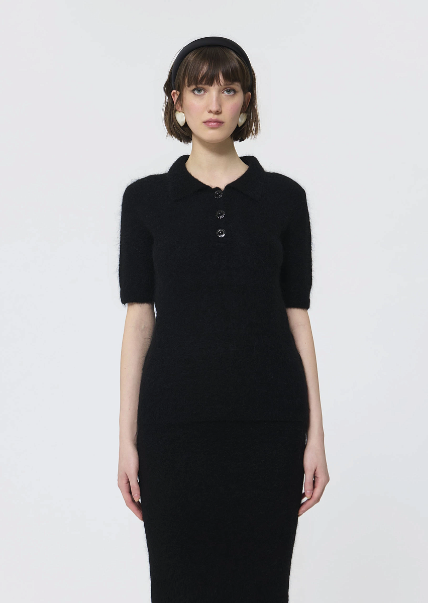 Paulino черный джемпер Paulino черный джемпер