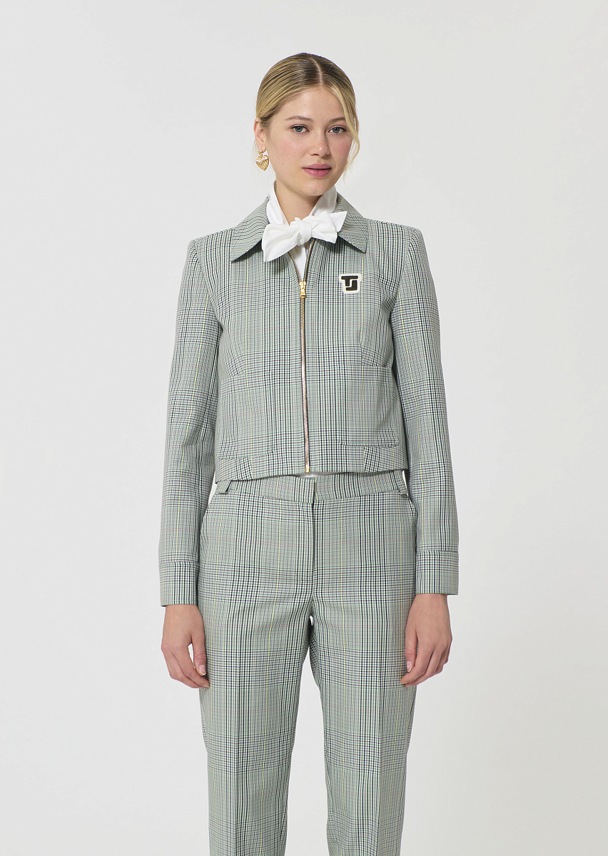 Vasco темно-зеленый жакет в клетку «Принц Уэльский» Vasco темно-зеленый жакет в клетку «Принц Уэльский»