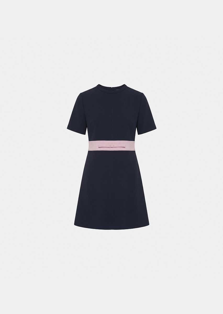 Royce темно-синее платье из двойной ткани Royce темно-синее платье из двойной ткани