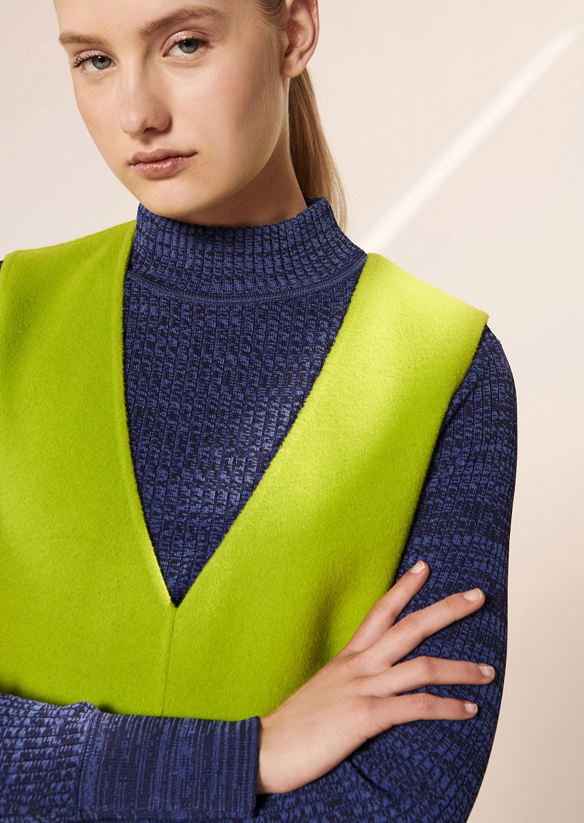 Roma зеленое платье из двусторонней шерсти Roma зеленое платье из двусторонней шерсти