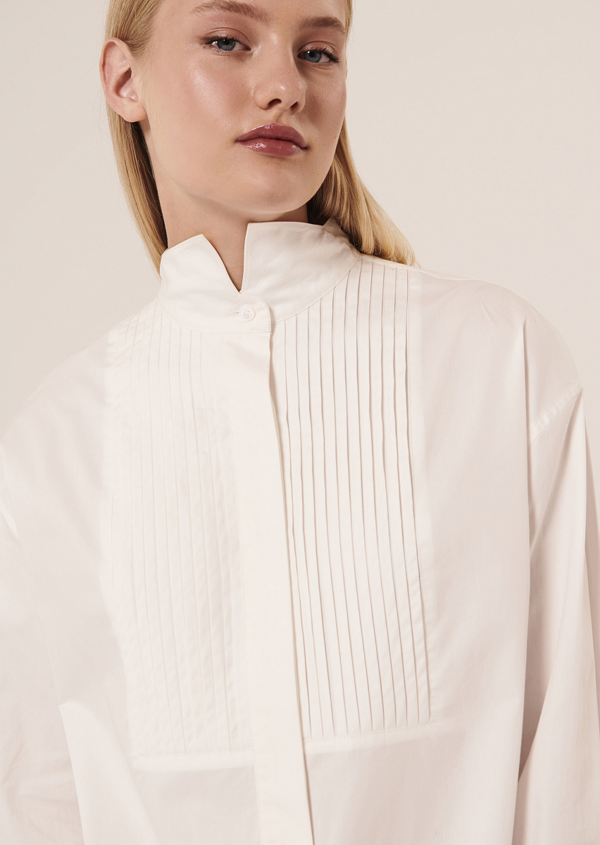 Carlina белая рубашка из поплина