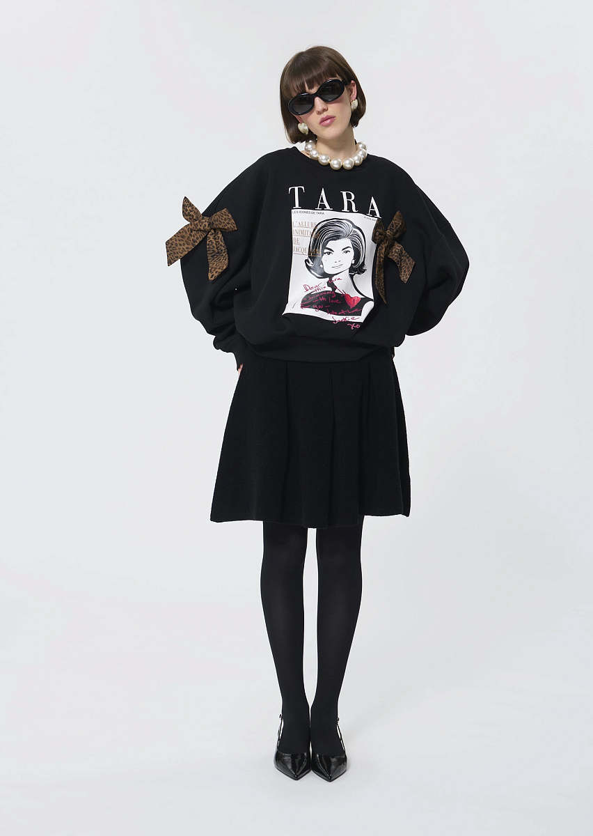 Pipa свитшот в черном цвете