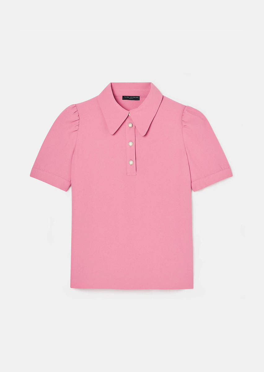 Розовый топ из крепа Tonino Розовый топ из крепа Tonino