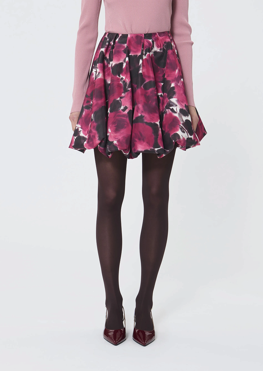 Joane розовая юбка с цветочным принтом